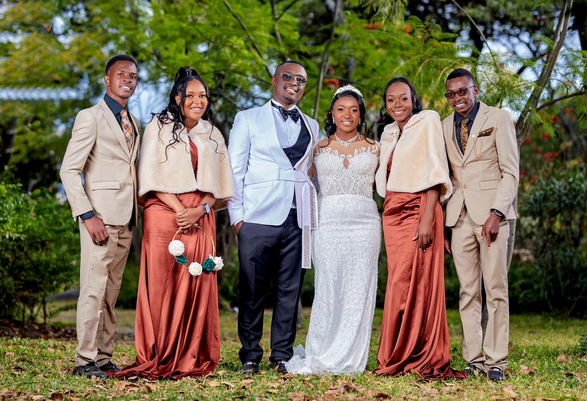 Wedding party photographed by Director Chall